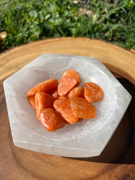 Orange Orchid Calcite